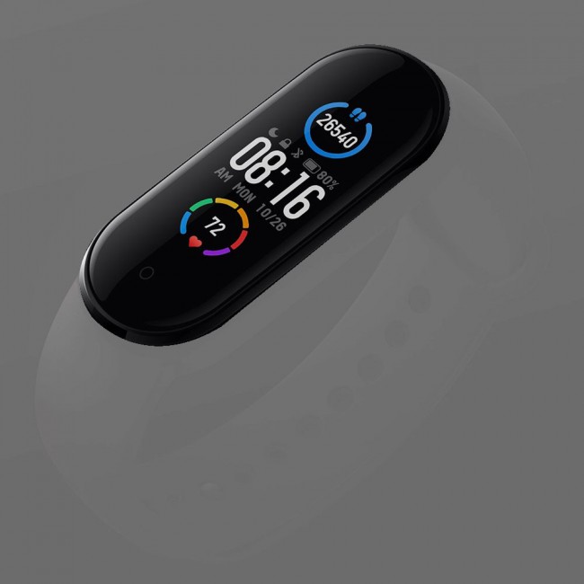 Xiaomi Mi Band 5 and Mi Band 6 Replacement Silicone Band - Grey