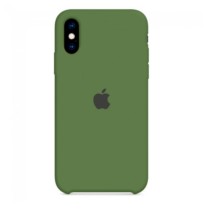 Apple iPhone XS Max Silicone Case Cover - Green