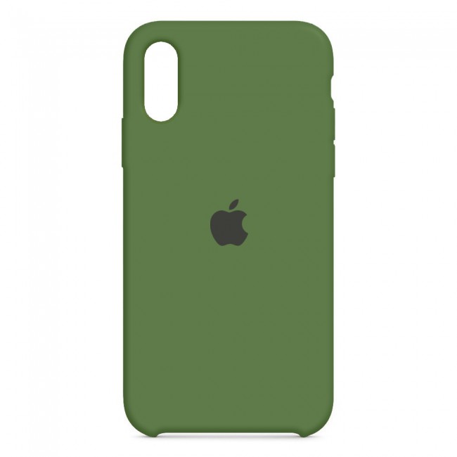 Apple iPhone XS Max Silicone Case Cover - Green