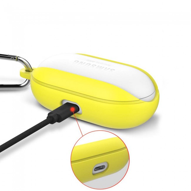 Silicone Protective Case for Samsung Galaxy Buds with Carabiner