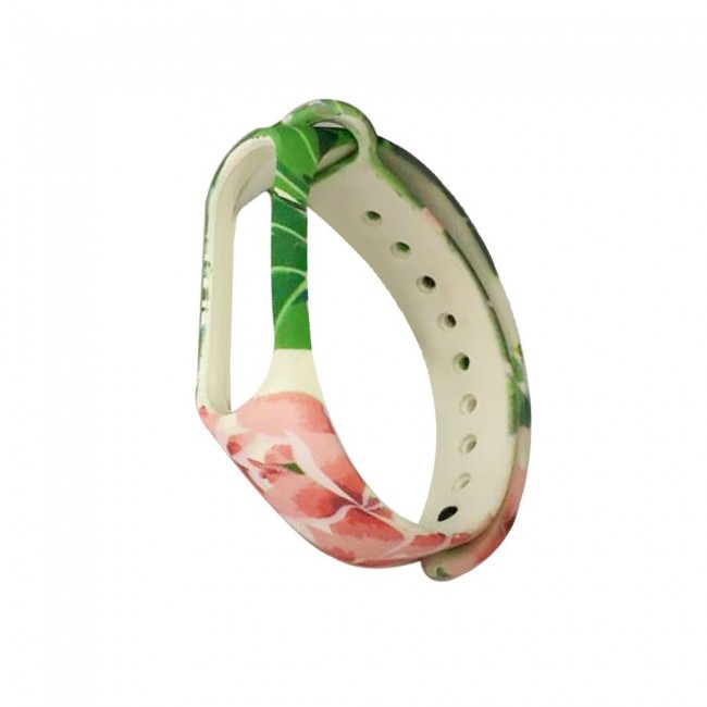 Silicone Replacement Band for Xiaomi Mi Band 3 - Floral