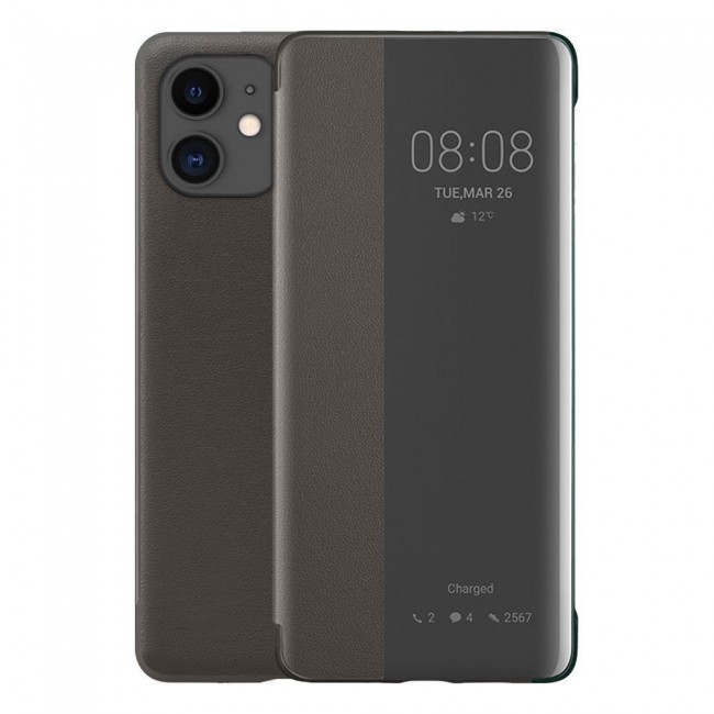 Apple Iphone Smart View Flip Cover Iphone 11 Luxury Mirror Flip