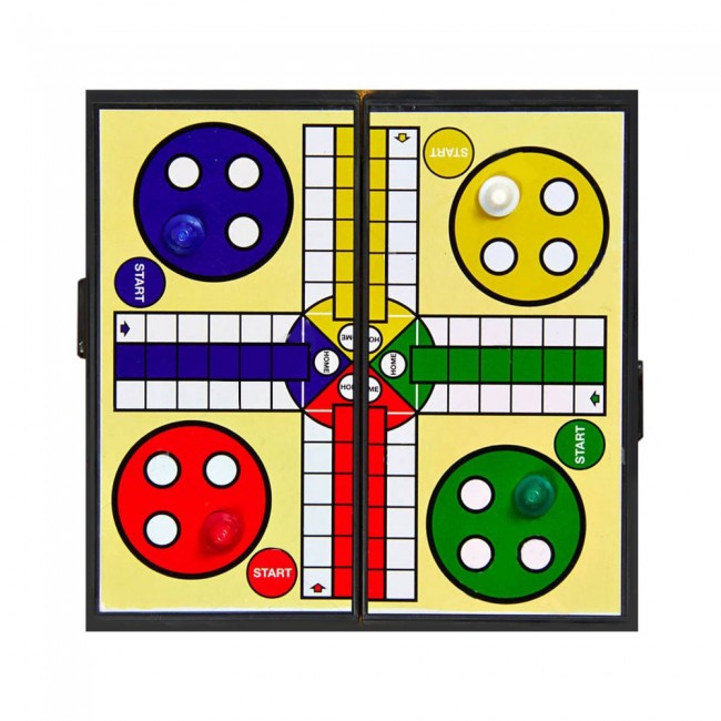 2Pack Snake and Ladders Board Game and  Ludo Board Game for Kids and Adults