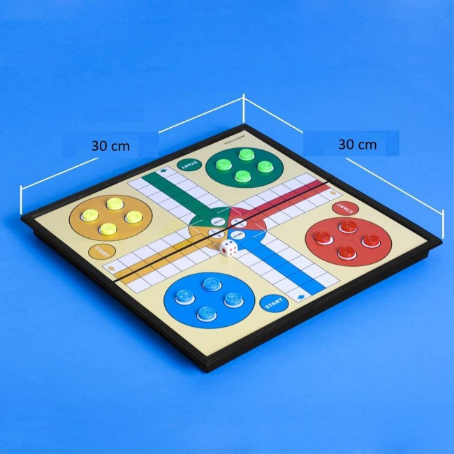 2Pack Snake and Ladders Board Game and  Ludo Board Game for Kids and Adults