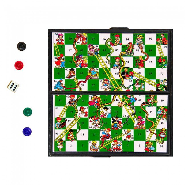Snake and Ladders Board Game for Kids and Adults