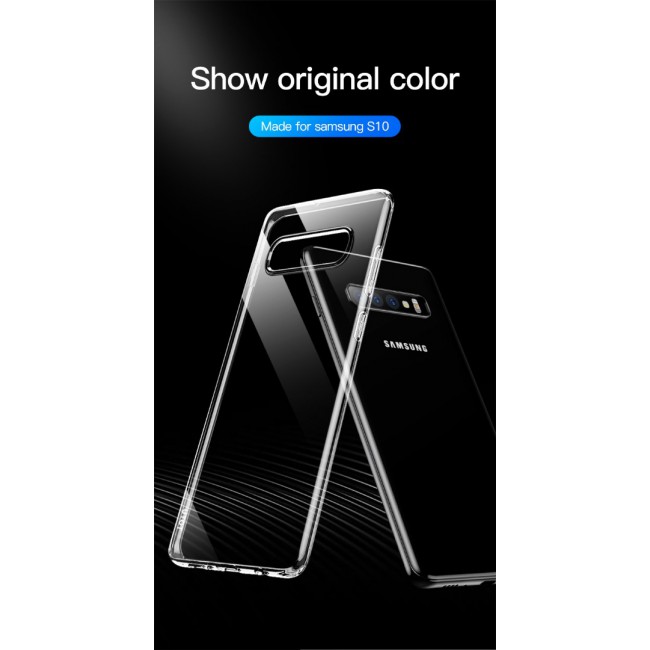 TOTU Soft Series Clear TPU Case Cover for Samsung Galaxy S10