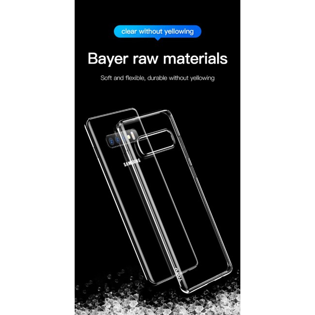 TOTU Soft Series Clear TPU Case Cover for Samsung Galaxy S10
