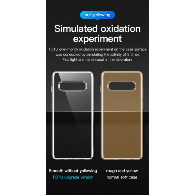 TOTU Soft Series Clear TPU Case Cover for Samsung Galaxy S10