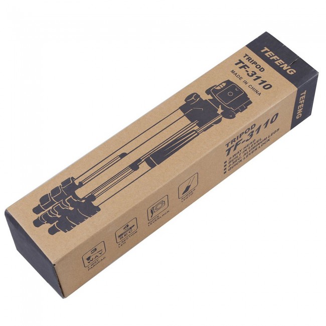TeFeng TF-3110 40.2 Inch Portable Mobile Phone Tripod with Three-Dimensional Head and Quick Release Plate and Carrying Bag