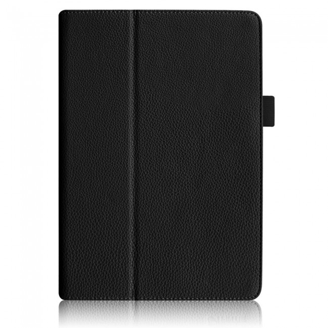 Two-Fold Leather Stand Cover Case for Huawei MatePad T 10s T10s 10.1-inch - Black