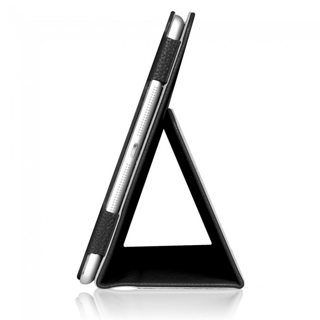 Two-Fold Leather Stand Cover Case for Huawei MatePad T 10s T10s 10.1-inch - Black