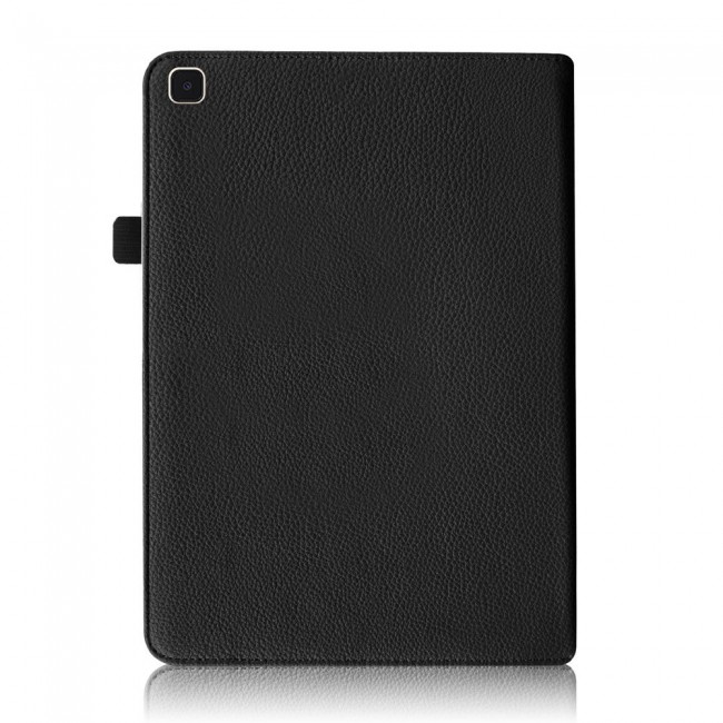 Two-Fold Leather Stand Cover Case for Huawei MatePad T 10s T10s 10.1-inch - Black
