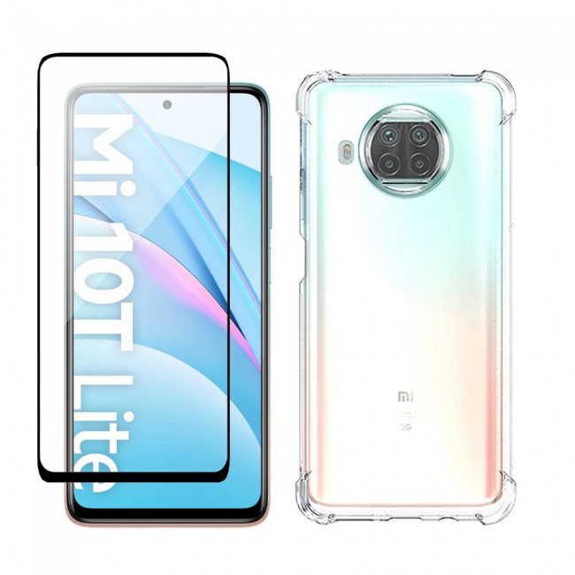 Xiaomi Mi 10T Lite 5G - Clear Gorilla Cover with 3D Tempered Screen Protector