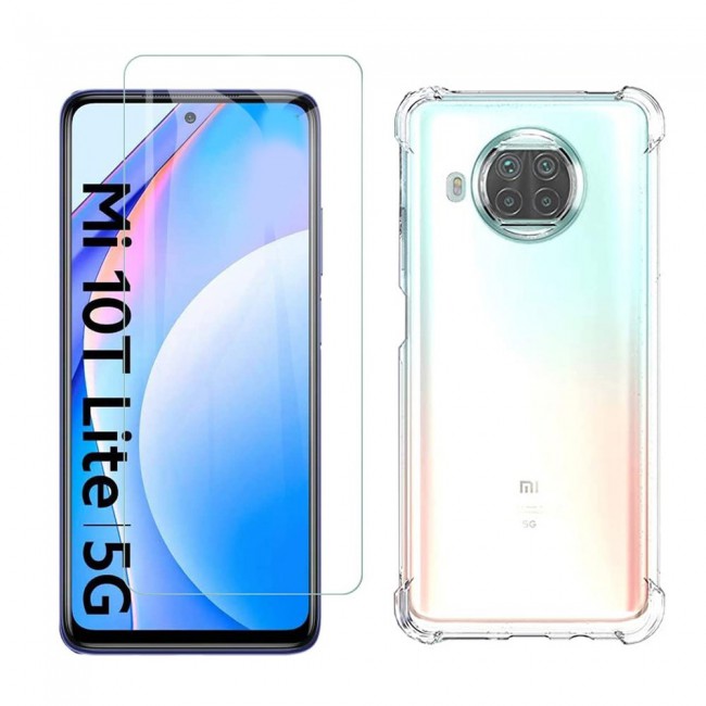 Xiaomi Mi 10T Lite 5G Gorilla Cover with Tempered Screen Protector - Clear