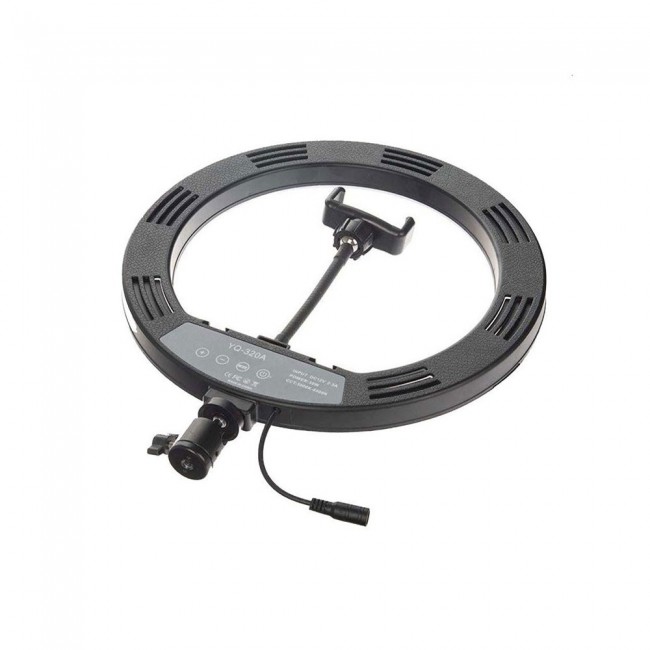 YQ-320A LED Ring Fill Light for Photography and Selfie with Holder and Stand