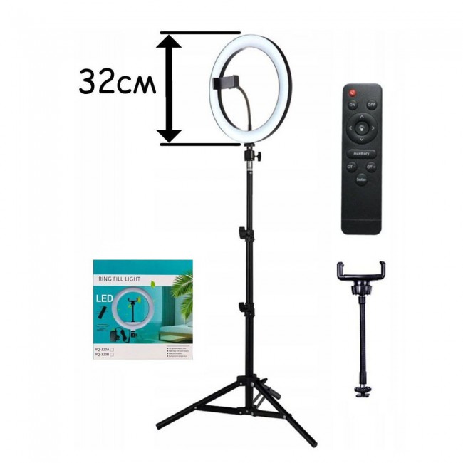 YQ-320A LED Ring Fill Light for Photography and Selfie with Holder and Stand