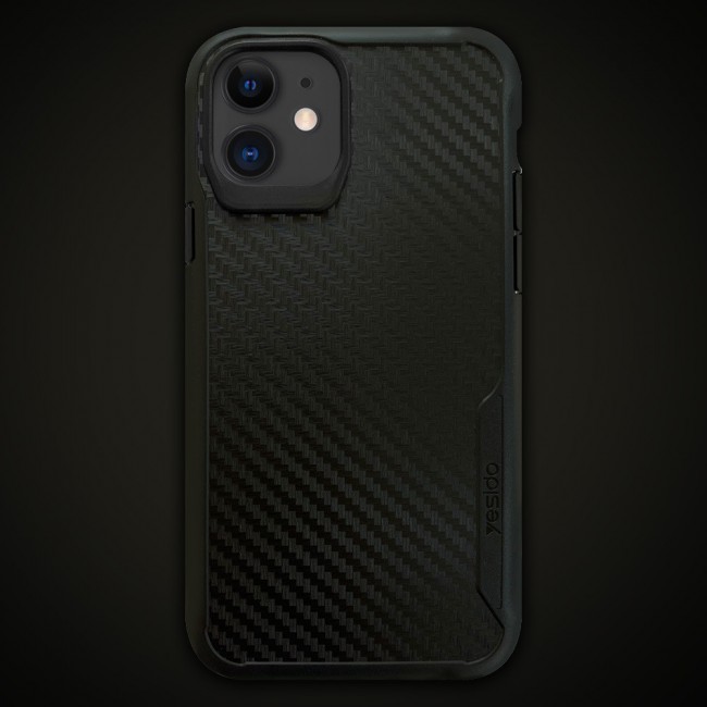 Yesido Carbon Fiber Case Cover for Apple iPhone 11 - Black