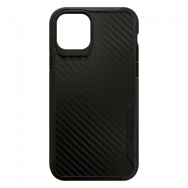 Yesido Carbon Fiber Case Cover for Apple iPhone 12 Pro Max - Black