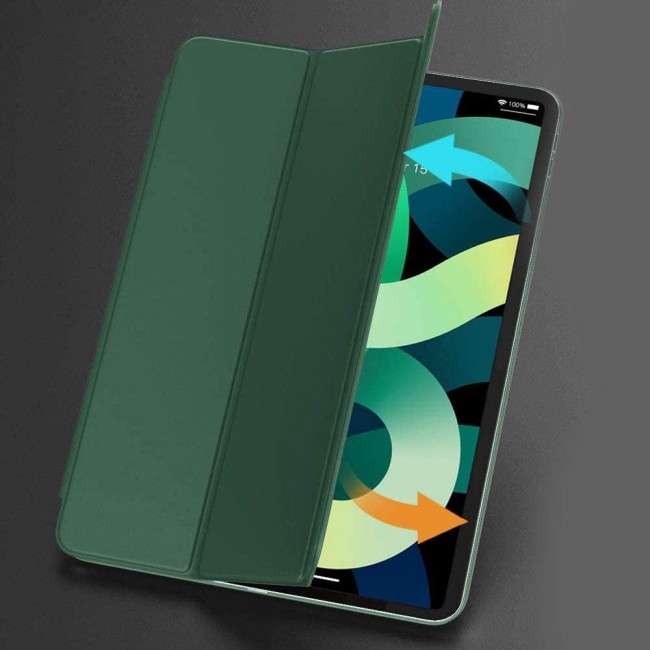 iPad Pro 11 inch 2021 2020 2018 Smart Folio Case Trifold Stand Cover - Dark Green