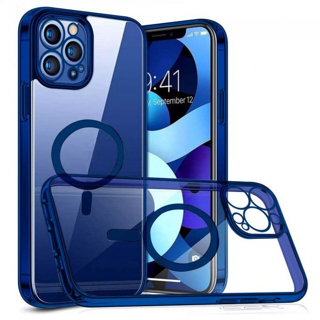 iPhone 13 Pro Case with MagSafe By Margoun - Blue