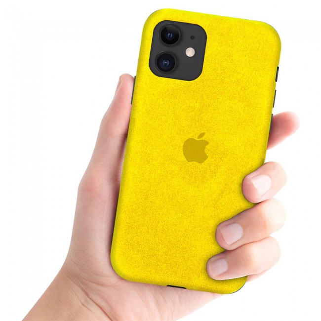 Yellow Apple Case Iphone 11 IPhone Silicone Case (Creamy Yellow