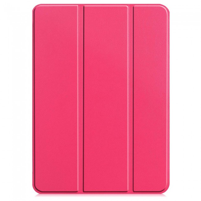 ipad Mini 4 and Mini 5 Smart Leather Folio Case Trifold Stand Cover - Hot Pink