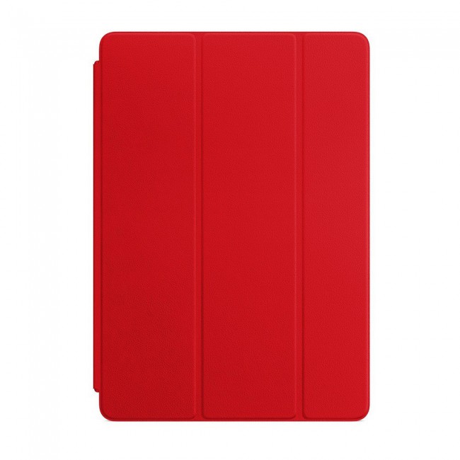 ipad Mini 4 and Mini 5 Smart Leather Folio Case Trifold Stand Cover - Red