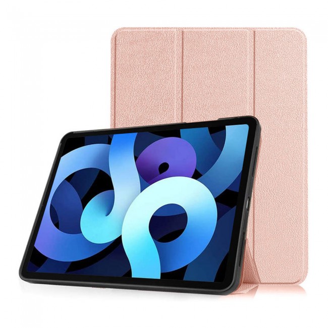 iPad Pro 11 inch 2021 2020 2018 Smart Folio Case Trifold Stand Cover - Rose Gold