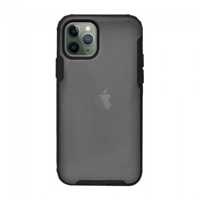 iphone 11 Pro Max Case Cover Mocome Translucent TPU - Black,Red,Blue,Green