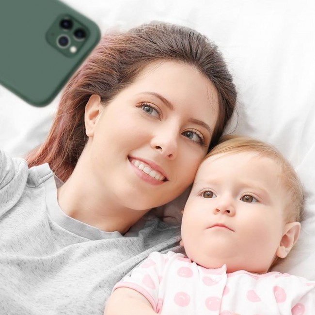 Margoun Silicone Case Cover for iPhone 11 Pro Max - Dark Green