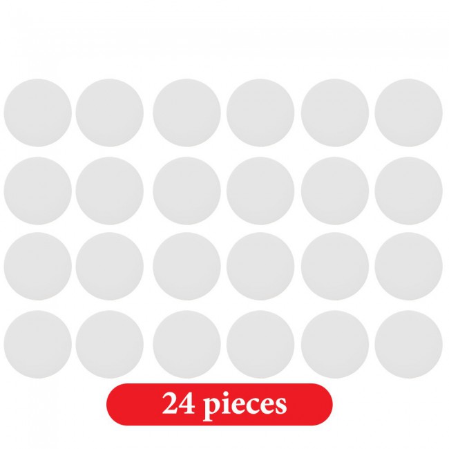 24 TABLE TENNIS BALLS Ping Pong Plain Logo Free White Plastic Official Size 
