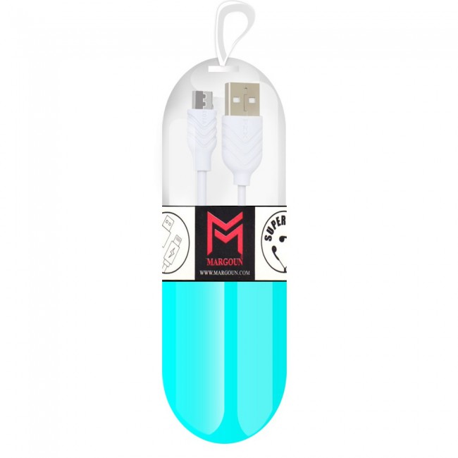 PZX V103 Charge and Transfer Micro USB Cable 1.2M - White
