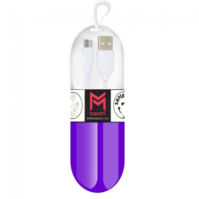 PZX V103 Charge and Transfer Micro USB Cable 1.2M - White