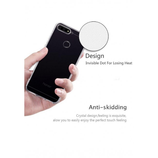 PHONEST Flexible Crystal TPU Case Cover for Huawei Honor 8X Max in Transparent 