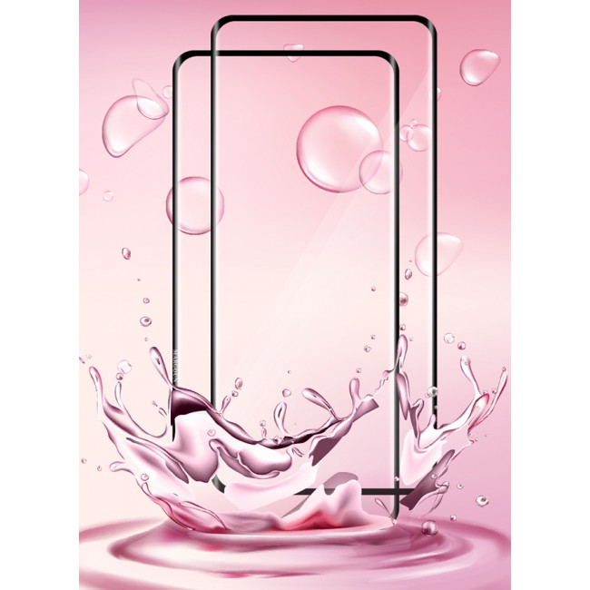 MARGOUN 2 Pack For Oppo Reno10 Screen Protector Full Coverage Screen Protector Clear Anti-Bubble Shield Tempered Glass Screen Protector