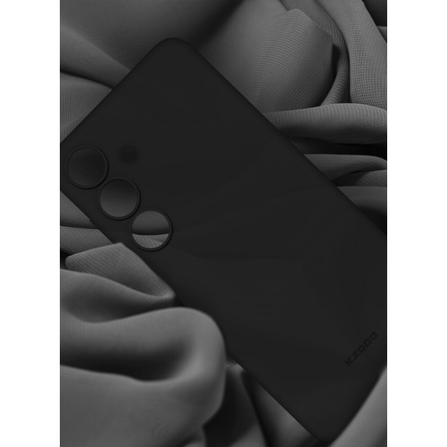 KZDOO Samsung Galaxy S24 Plus Case Slim Thin Air Skin Full Coverage Protective Case Sturdy Durable Thin Case Drop Protection Case Cover Transparent Black