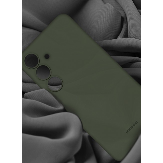 KZDOO Samsung Galaxy S24 Case Slim Thin Air Skin Full Coverage Protective Case Sturdy Durable Thin Case Drop Protection Case Cover Transparent Green