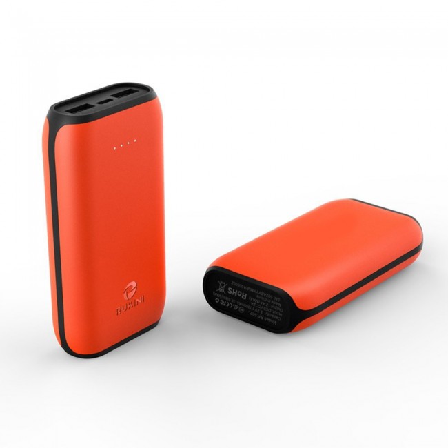 Rukini 12000mAh Power Bank External Battery PowerEdge RP512 – Black , White , Blue , Orange