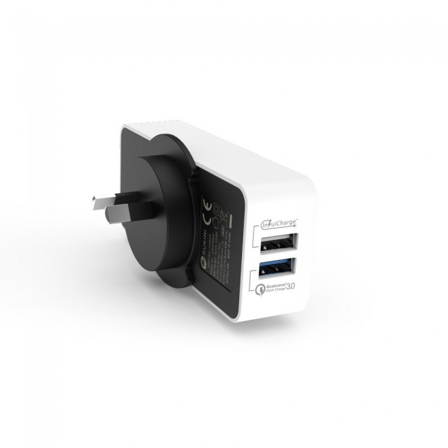 Rukini 4 Port USB Charging Adapter 40W RUK40WQ30 - White