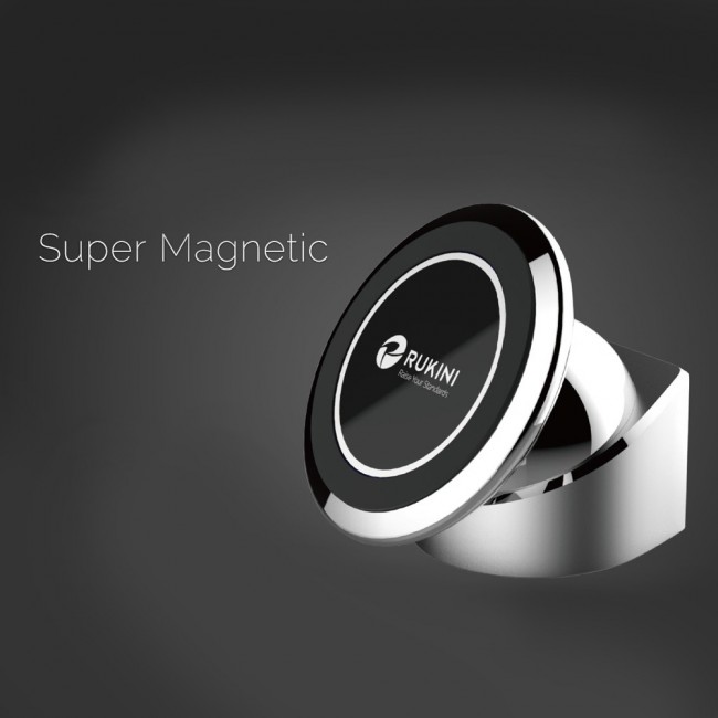 Rukini Magnetic Car Mount CHM9H33R – Silver