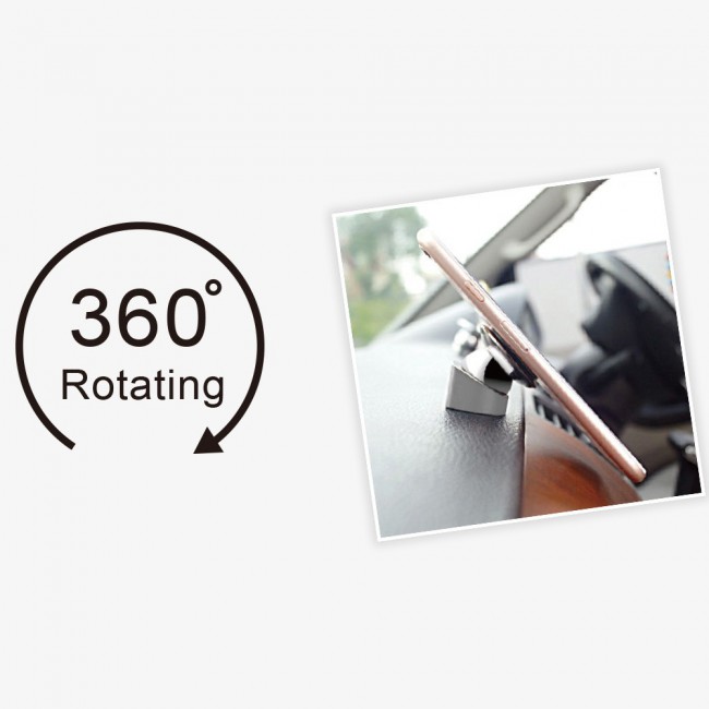 Rukini Magnetic Car Mount CHM9H33R – Silver