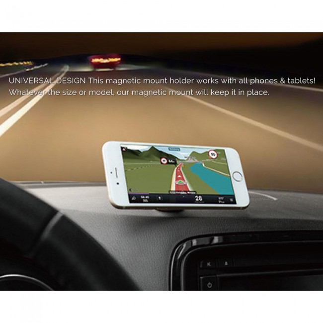 Rukini Magnetic Car Mount CHM9H33R – Silver