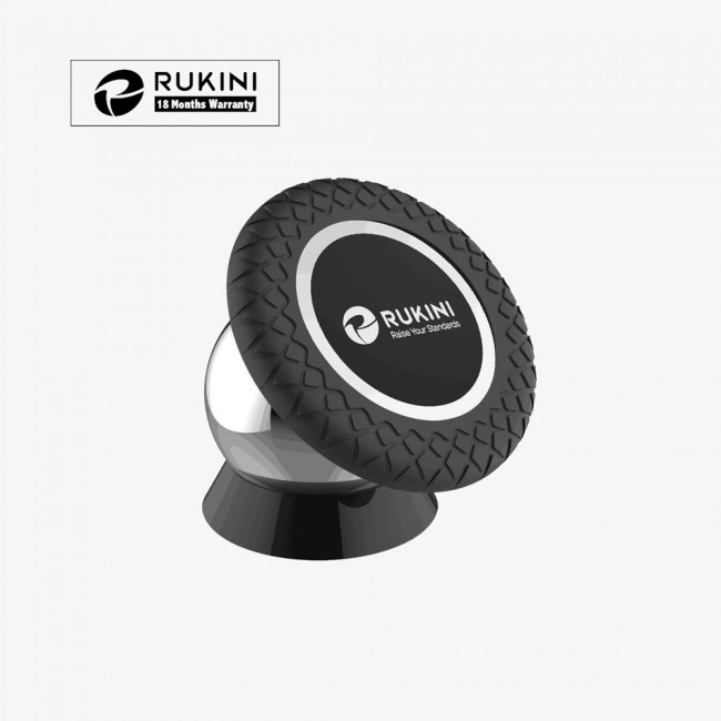 Rukini Magnetic Car Mount Universal 360 Degree Rotate RCMH001- Black