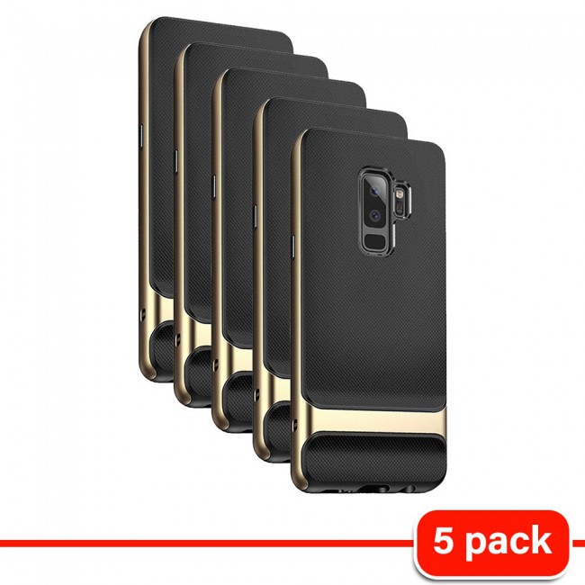5Pack Rock Royce Series Case Cover for Samsung Galaxy S9 Gold