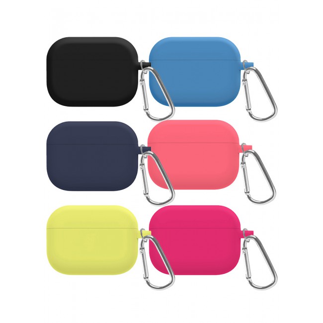 MARGOUN 6 Pack Shockproof Case For Airpod Pro Silicone Protective Case Shockproof Case Ultra Slim Cover with Keychain Carabiner Multicolour - G