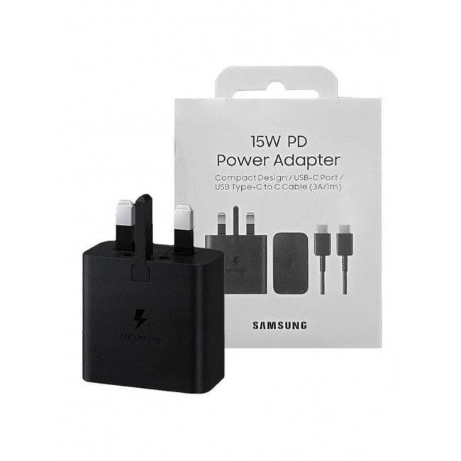 Samsung Travel Adapter 15W TA1510 with Cable – Black