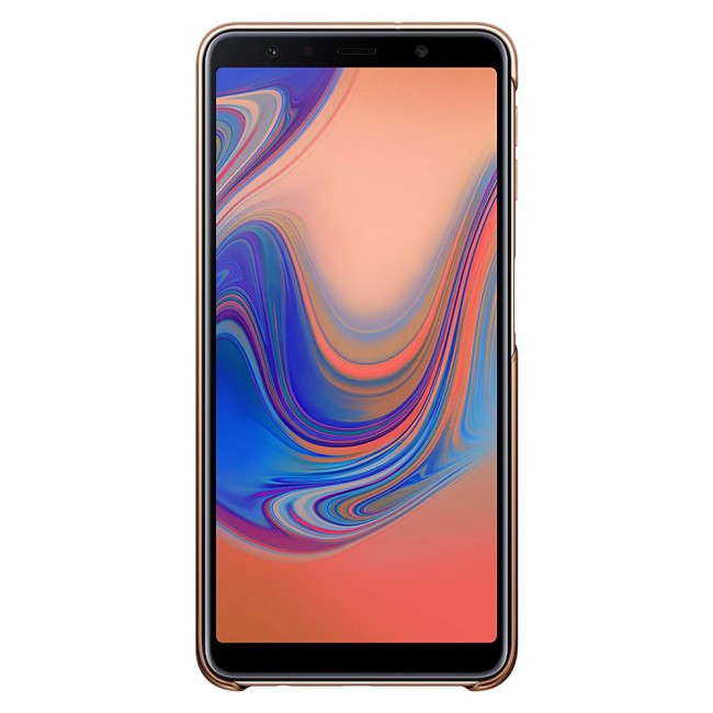 Official Samsung Galaxy A7 2018 Gradation Cover - Gold