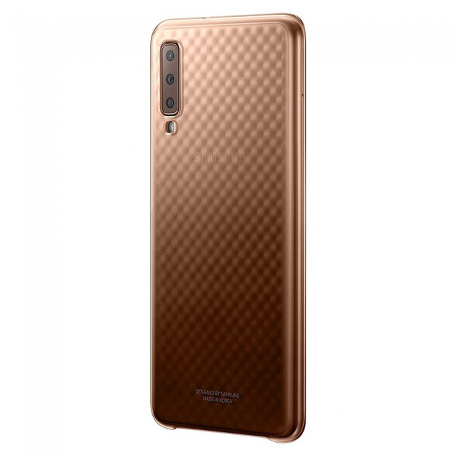 Official Samsung Galaxy A7 2018 Gradation Cover - Gold