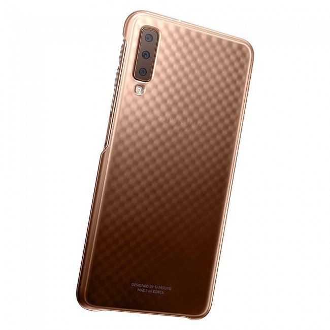 Official Samsung Galaxy A7 2018 Gradation Cover - Gold
