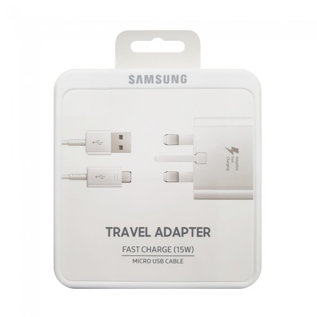Samsung Adapter with Micro USB Cable EP-TA20UWECGGB - 3-Pin